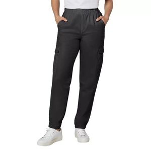 GAP Women's twill Charcoal Cargo Joggers